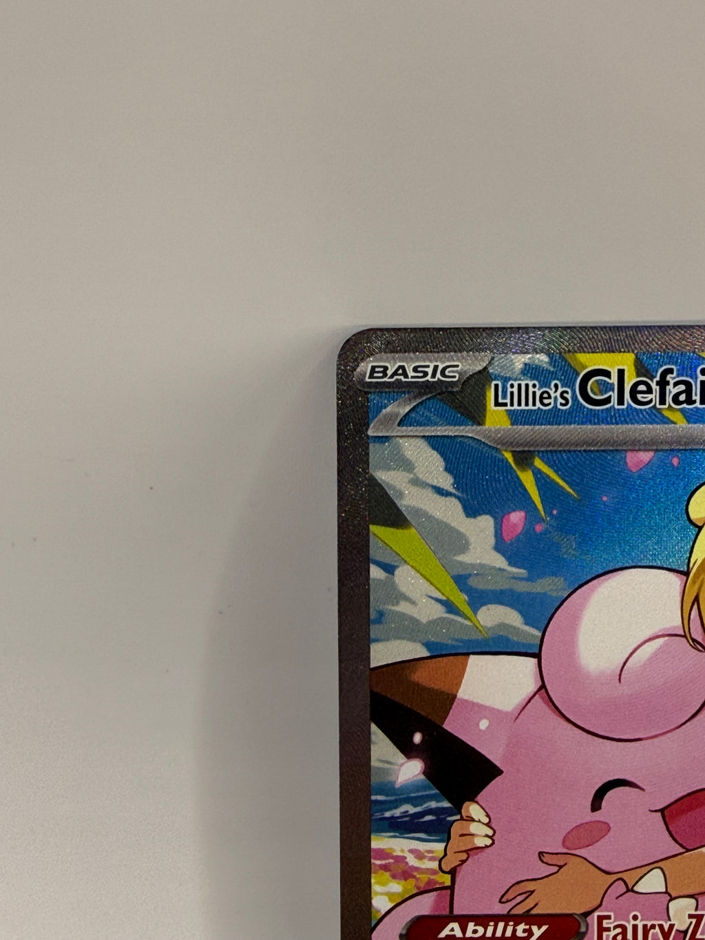 Pokemon Ascended Heroes Lillie’s Clefairy ex 280/217 SIR Full Art Near Mint