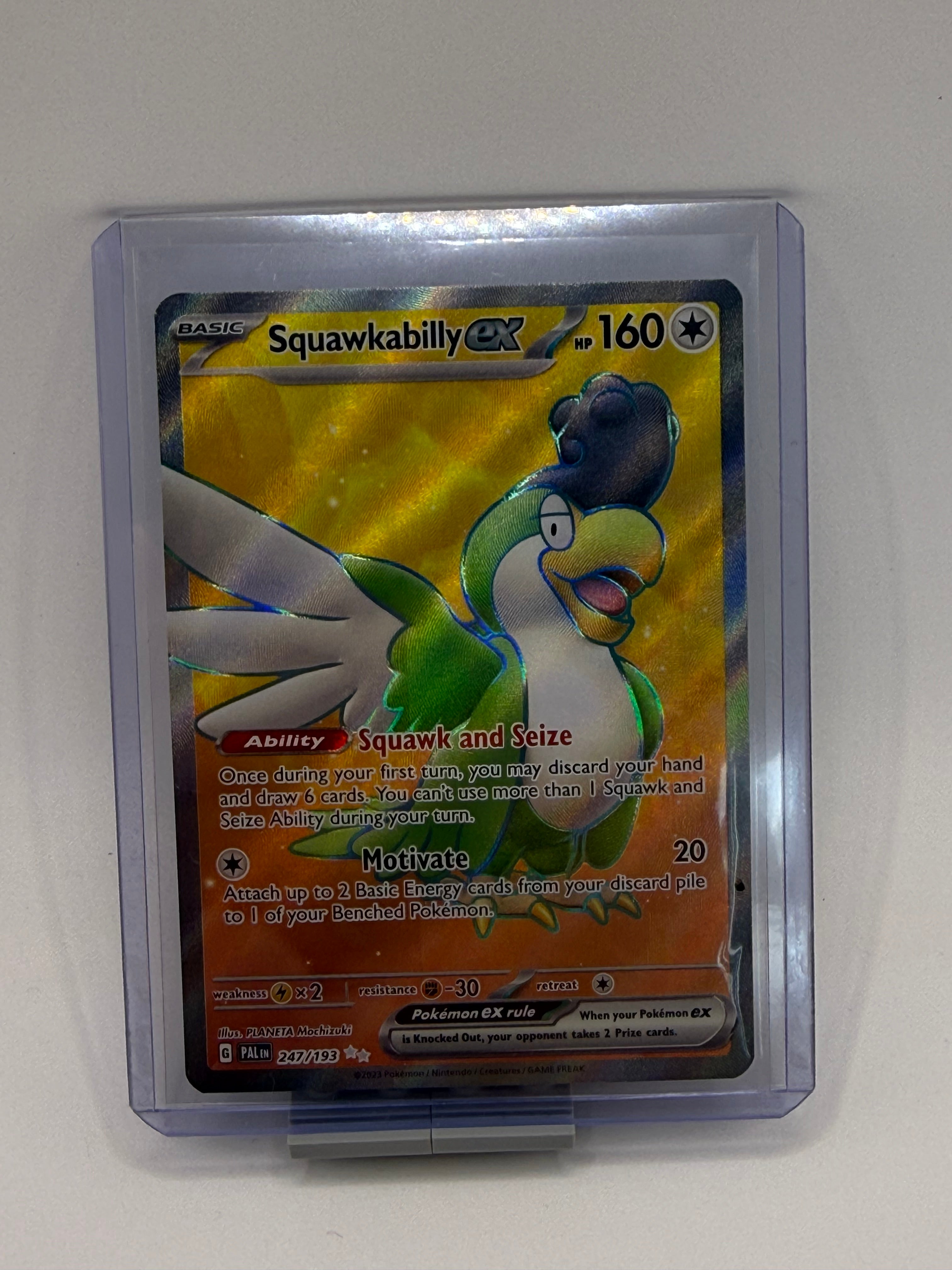 Pokemon - Squawkabilly ex - 247/193 - Paldea Evolved - Ultra Rare